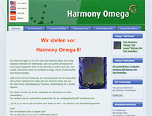 Tablet Screenshot of harmonyomega.de